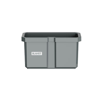 BLAHST Modular Double Tub grey storage container shown on a white background