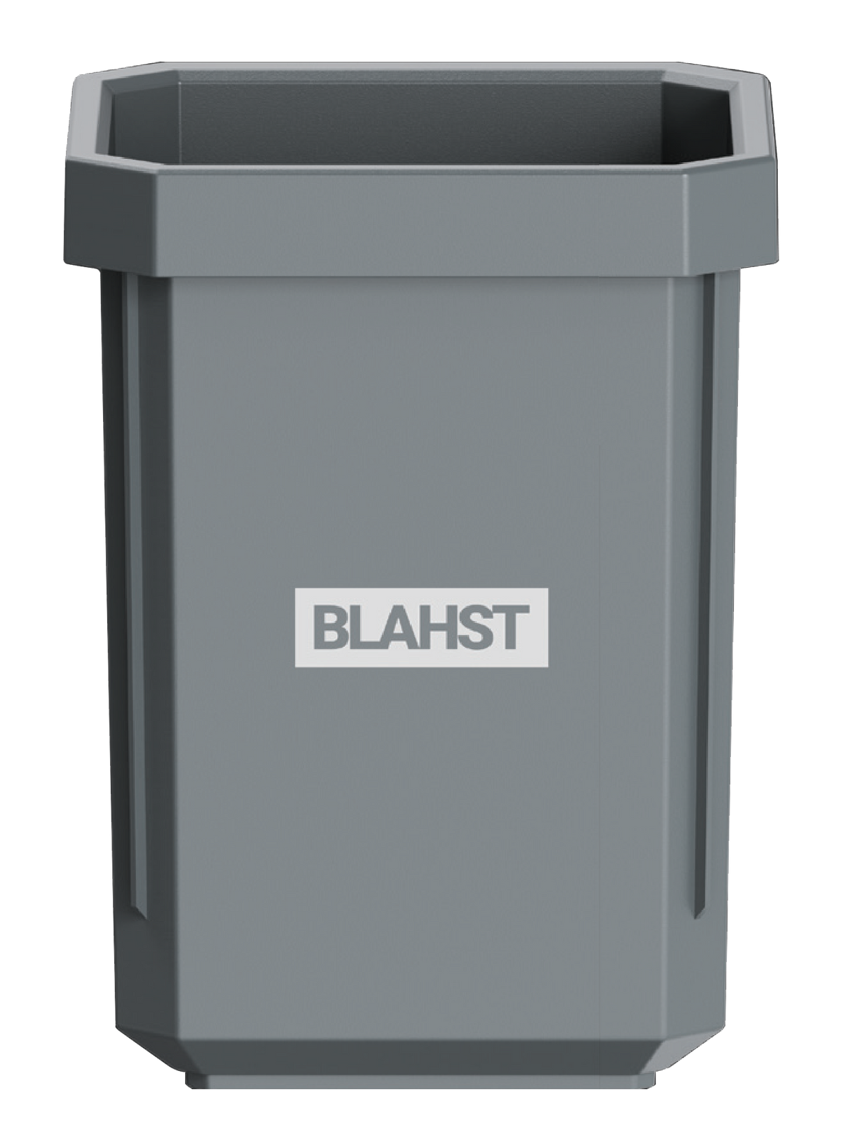BLAHST wall mounted single storage tub shown on a white background
