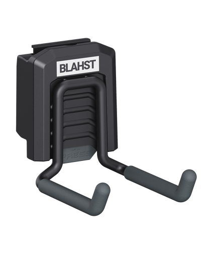 BLAHST wall mounted storage hook with two straight angled arms