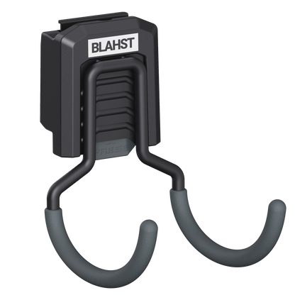 BLAHST wall mounted storage hook with two curved rounded arms